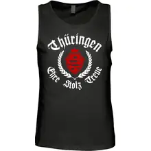 Herren Standard Tanktop - Thüringen, ehre stolz treue Vorderseite