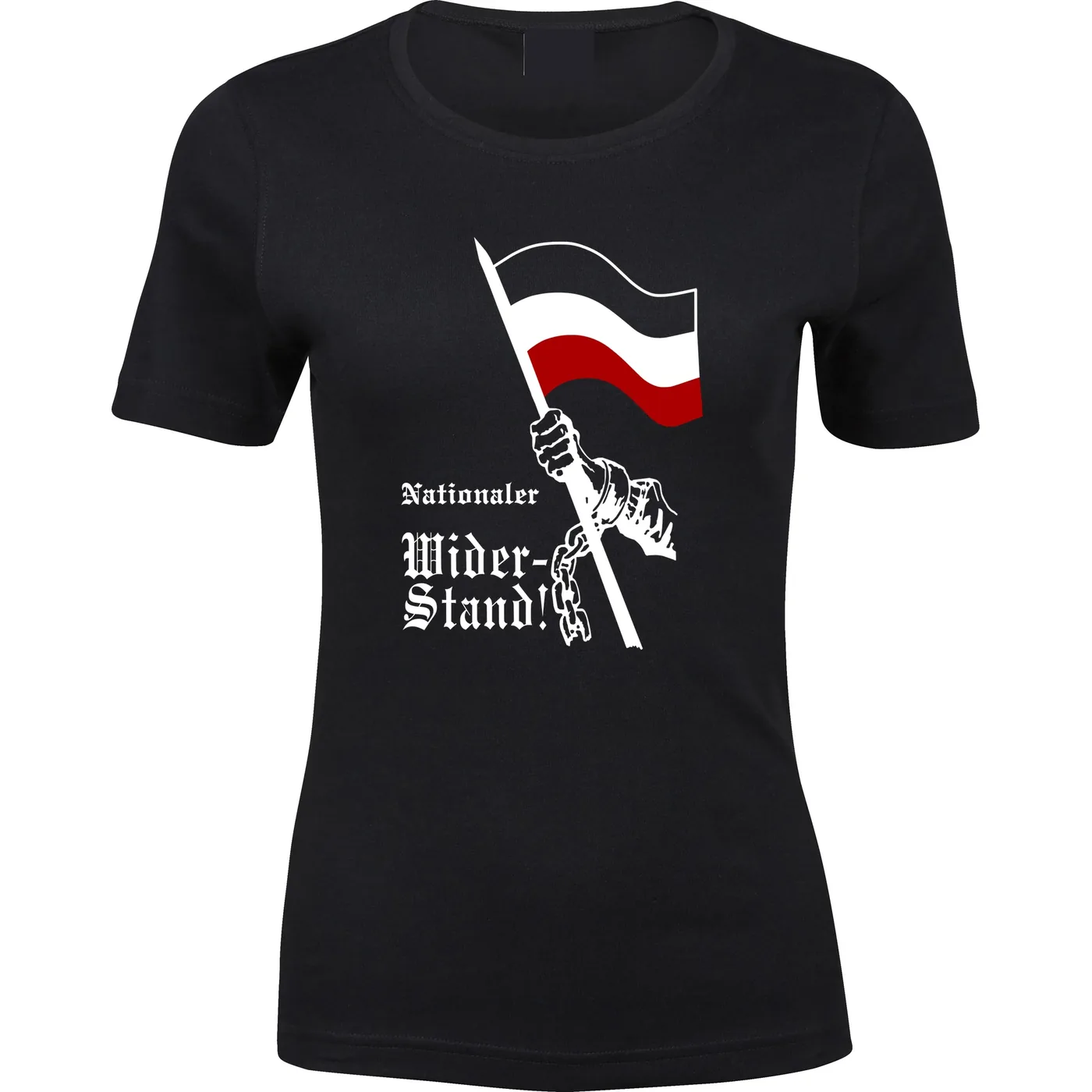 Damen Premium T-Shirt - Nationaler Widerstand, Fahne