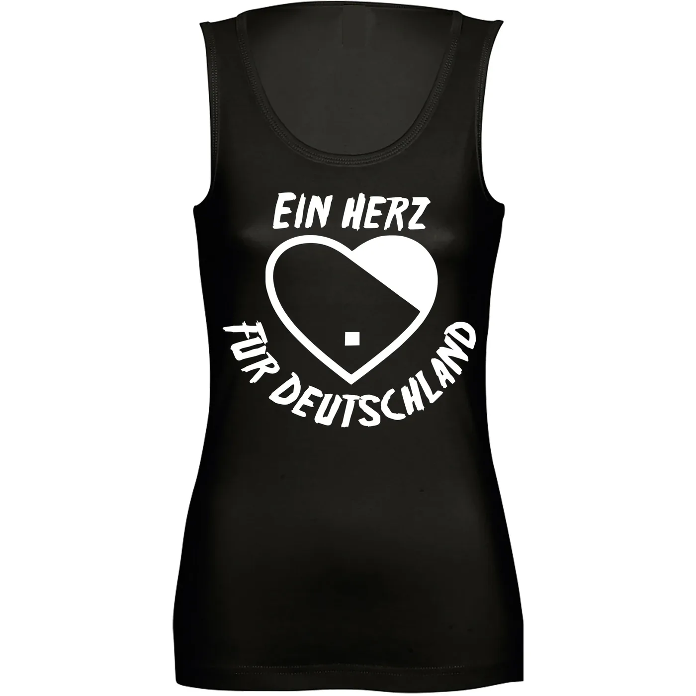 Damen Standard Top - Ein Herz für Deutschland