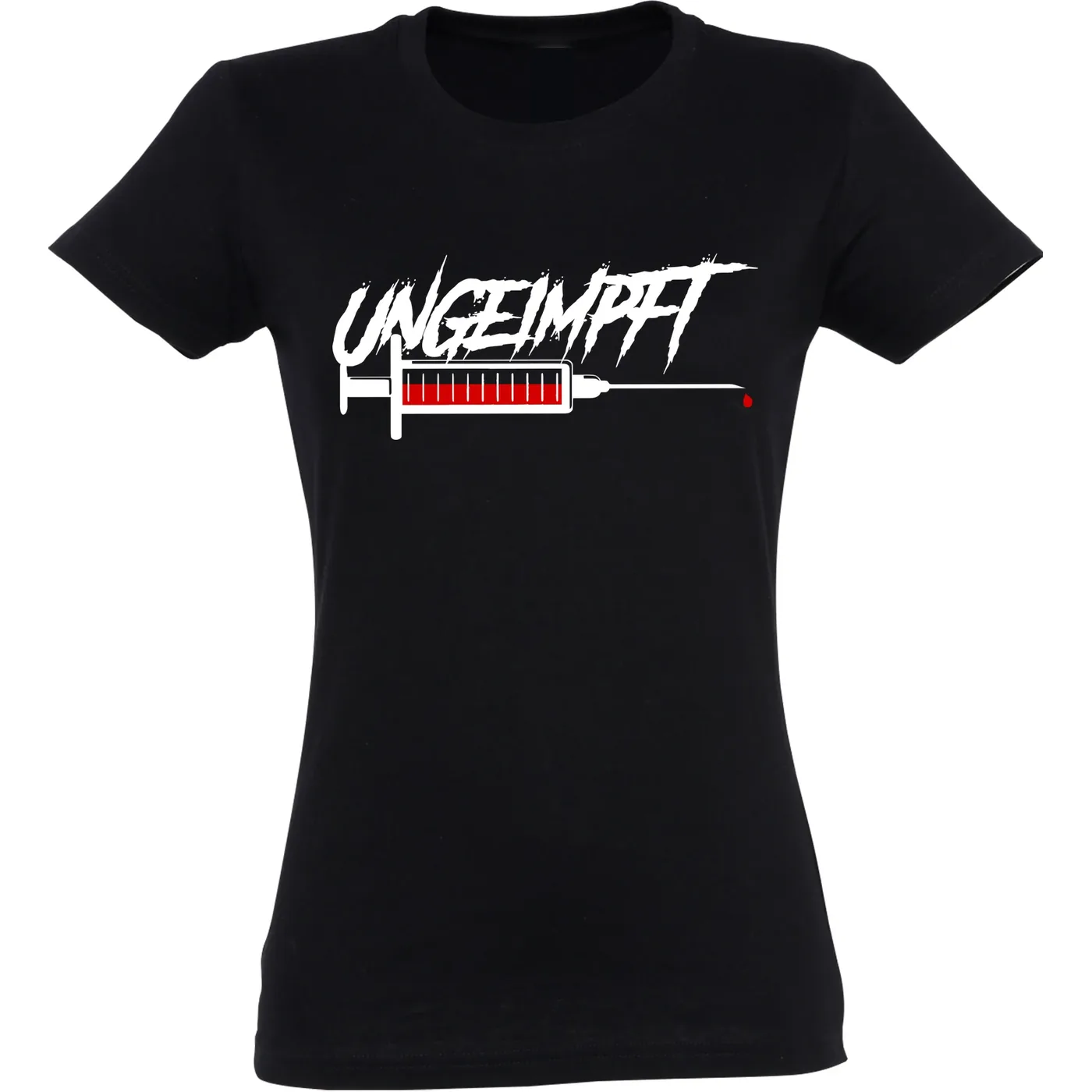 Damen T-Shirt - Ungeimpft, Spritze