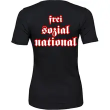 Damen Premium T-Shirt - Nationalist, FSN Rückseite