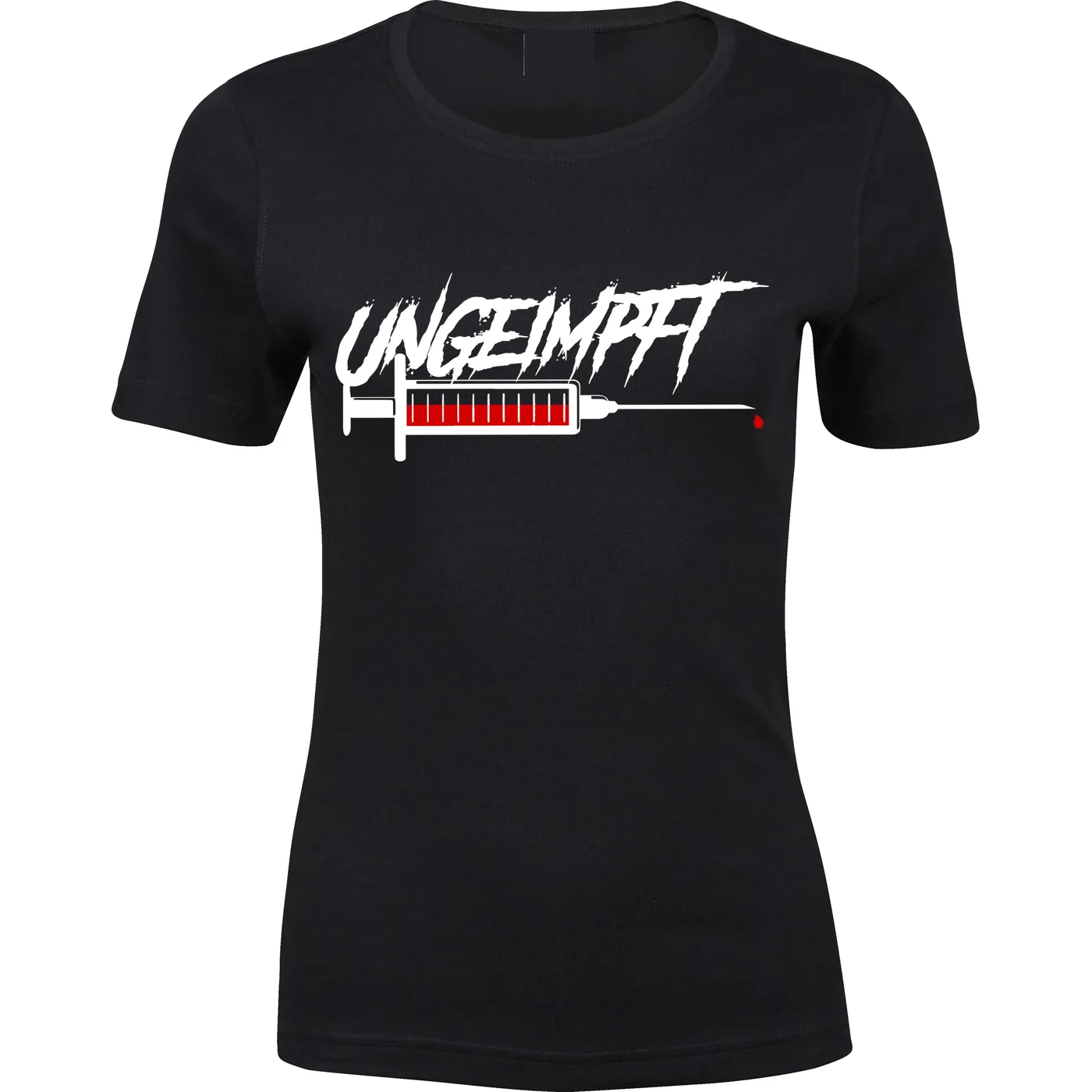 Damen Premium T-Shirt - Ungeimpft, Spritze
