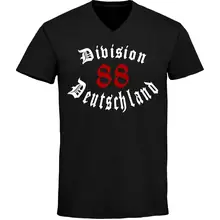 Herren V-Ausschnitt T-Shirt - Division 88 Deutschland - gewählte Variante