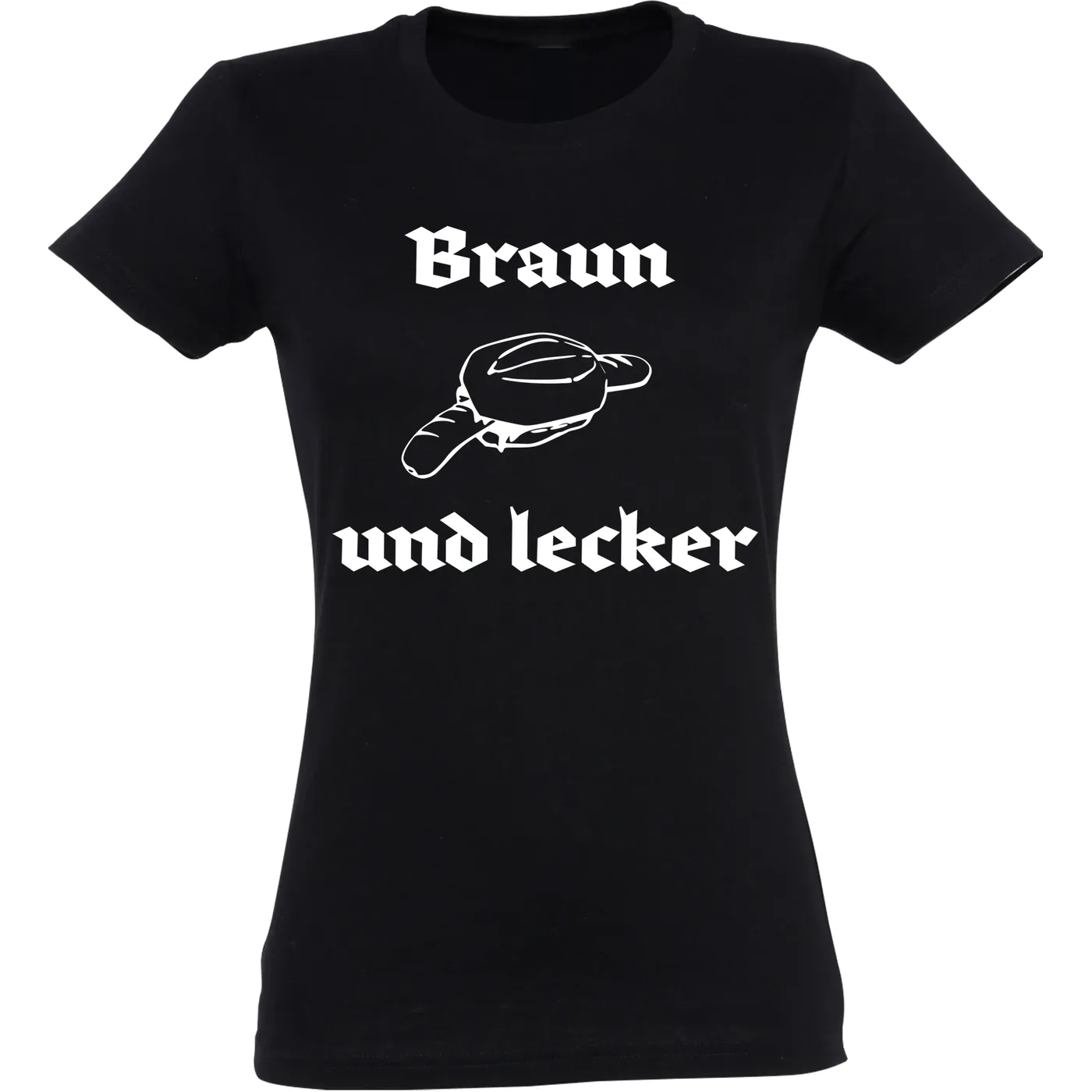 Damen T-Shirt - Braun und lecker