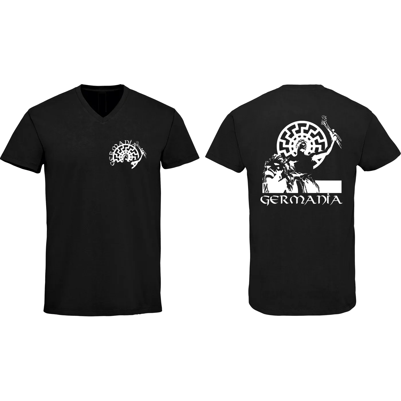 Herren V-Ausschnitt T-Shirt - Germania