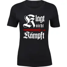 Damen Premium T-Shirt - Klagt nicht kämpft, Schwert Vorderseite