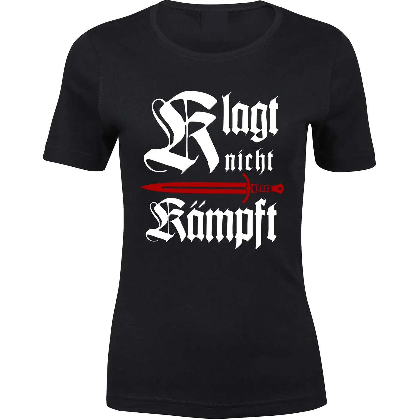 Damen Premium T-Shirt - Klagt nicht kämpft, Schwert