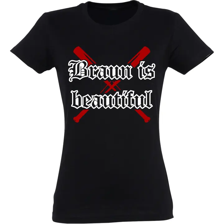 Damen T-Shirt - Braun is beautiful