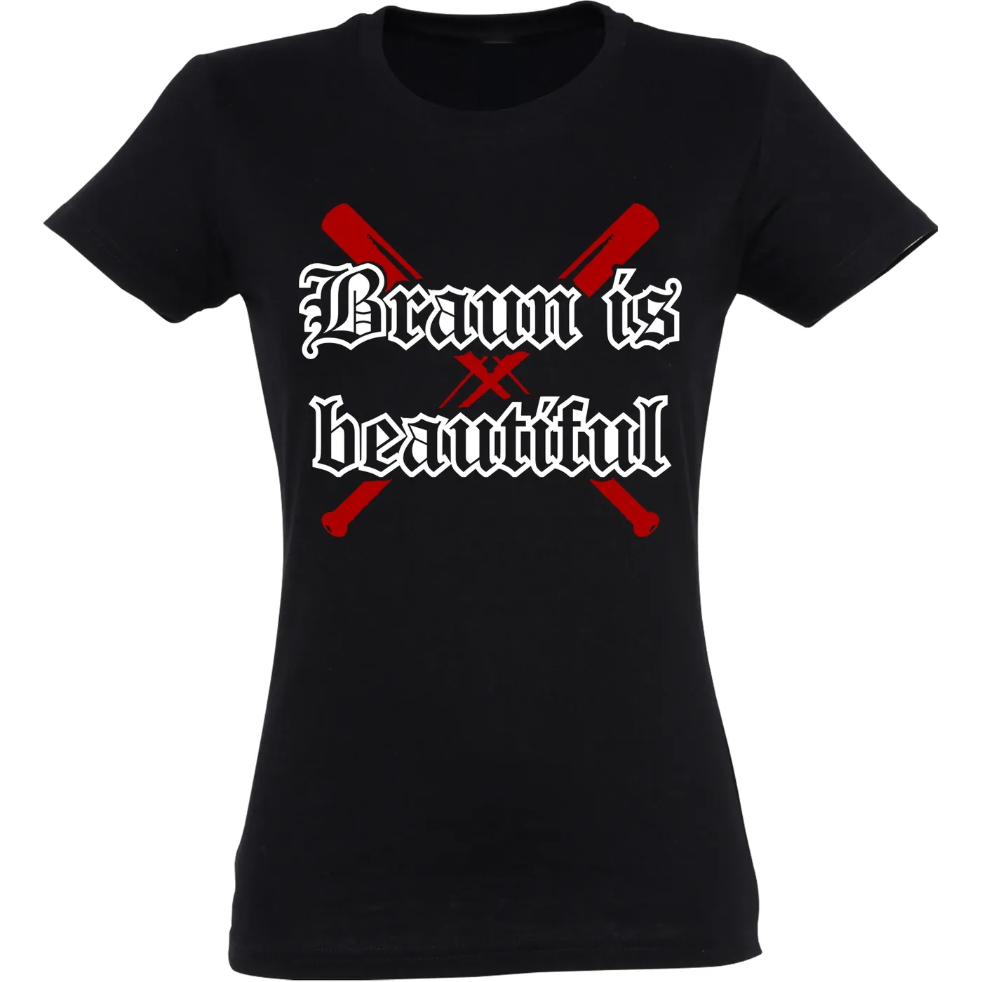 Damen T-Shirt - Braun is beautiful