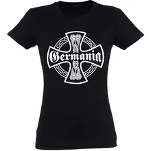 Damen T-Shirt - Germania, Kreuz - gewählte Variante