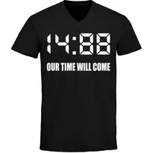 Herren V-Ausschnitt T-Shirt - 1488 Our time will come Vorderseite
