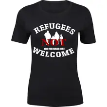 Damen Premium T-Shirt - Refugees not welcome - gewählte Variante