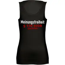 Damen Standard Top - Meinungsfreiheit Vorderseite