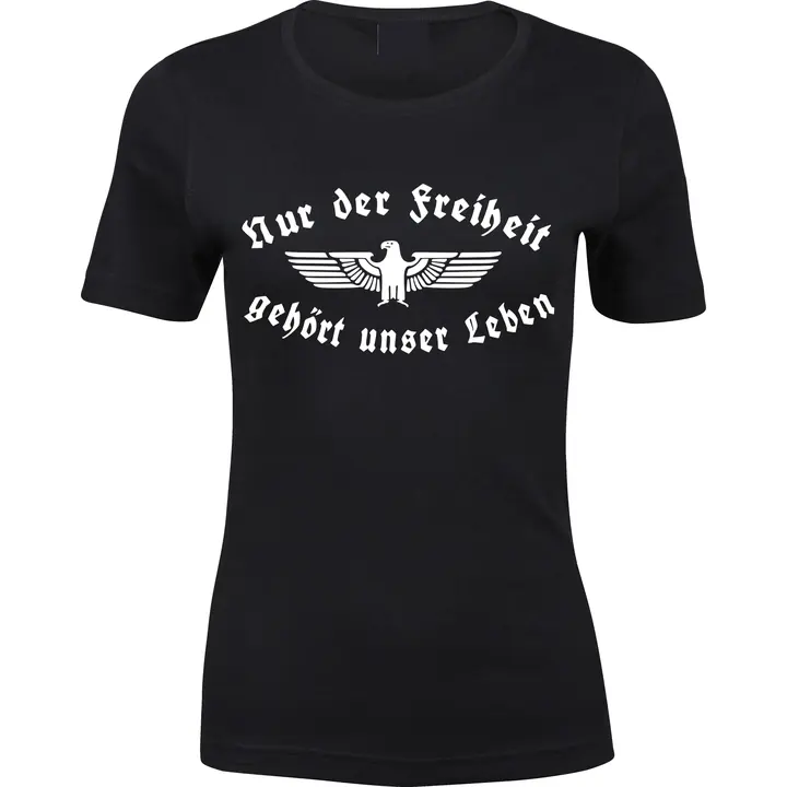 Damen Premium T-Shirt - Nur der Freiheit gehört unser Leben