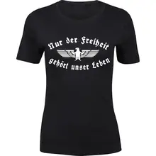 Damen Premium T-Shirt - Nur der Freiheit gehört unser Leben - gewählte Variante