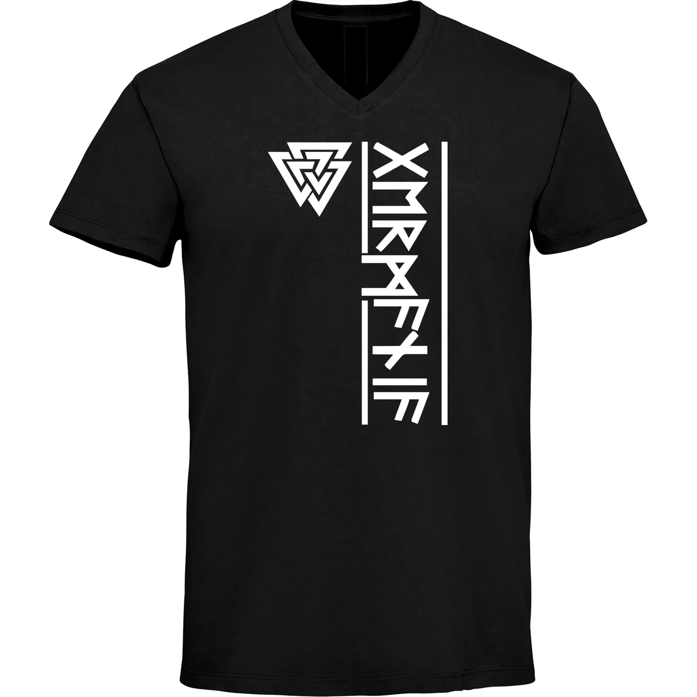 Herren V-Ausschnitt T-Shirt - Germania Runen