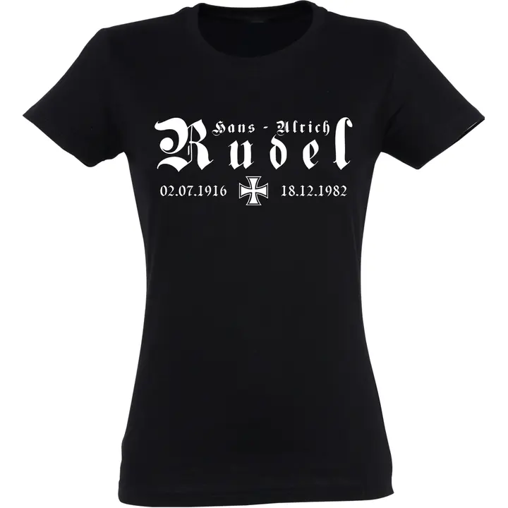 Damen T-Shirt - Hans Ulrich Rudel, Kreuz