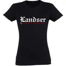 Damen T-Shirt - Landser, eine deutsche legende Vorderseite