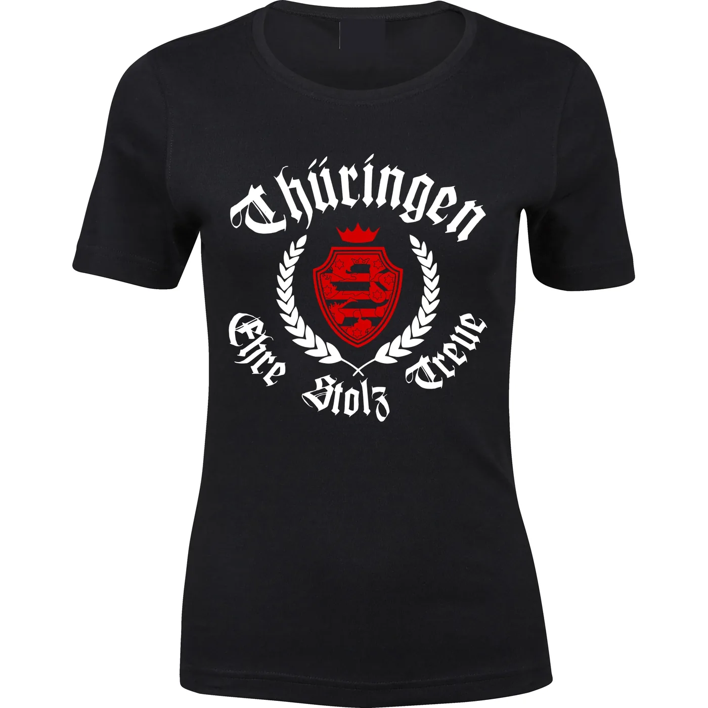 Damen Premium T-Shirt - Thüringen, ehre stolz treue
