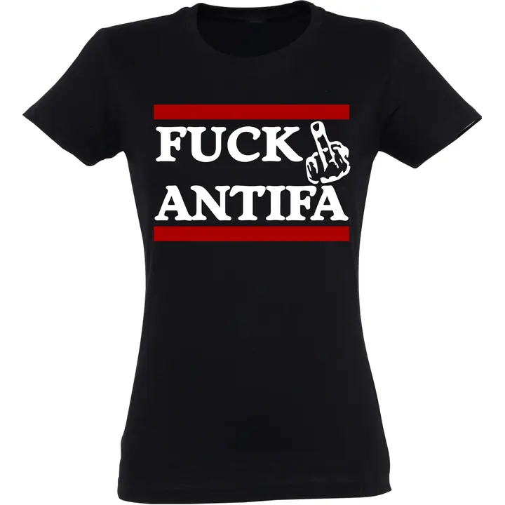 Damen T-Shirt - Fuck Antifa