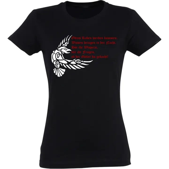 Damen T-Shirt - Odins Raben werden kommen