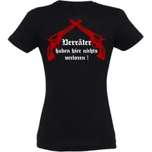 Damen T-Shirt - Kameradschaft mehr als nur ein Wort Rückseite