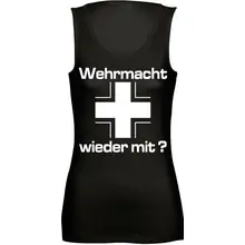 Damen Standard Top - Wehrmacht wieder mit Vorderseite