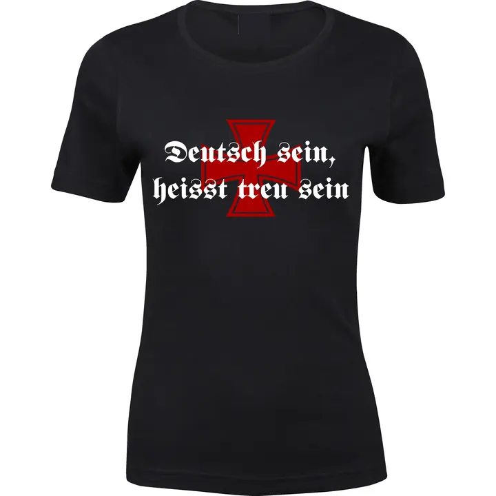 Damen Premium T-Shirt - Deutsch sein, heißt treu sein