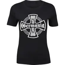 Damen Premium T-Shirt - Germania, Kreuz - gewählte Variante
