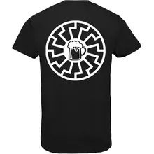 Herren V-Ausschnitt T-Shirt - Männertag Rückseite