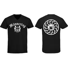 Herren V-Ausschnitt T-Shirt - Männertag - gewählte Variante